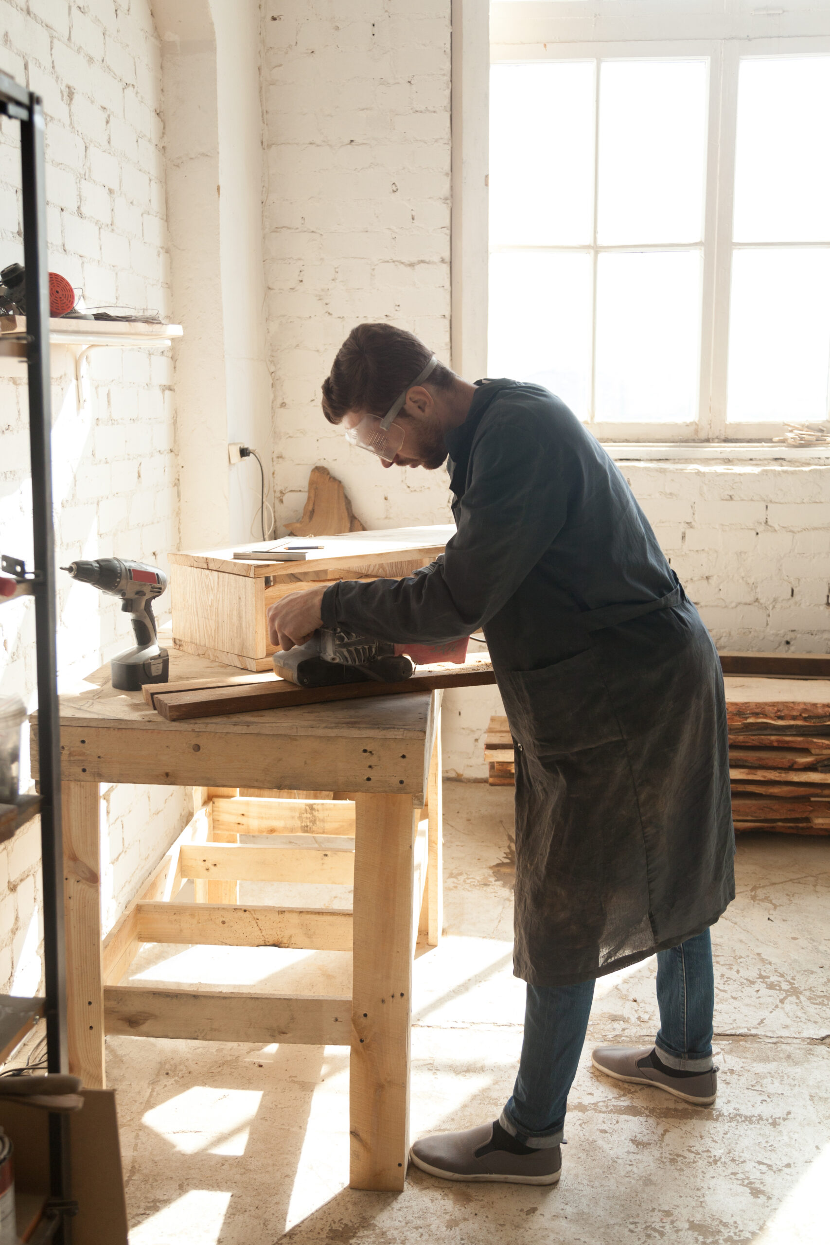 Millennial man choosing skilled labor trades